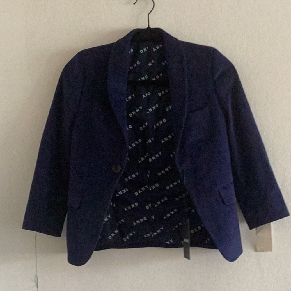 Blue, boys, size 10, DKNY, dress jacket